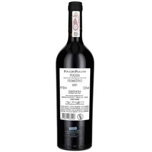 POGGIO PASANO PRIMITIVO 2022 0,75L