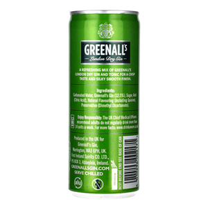 RTD GREENALLS GIN&TONIC 5% 0,25L