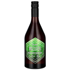 MIÓD PITNY MAZ.MIOD.TRÓJNIAK MAZURSKI 13%  0,7LGB