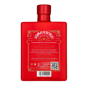 GIN AMUERTE COCA RED EDITION 43% 0,7L