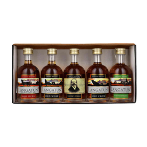 SEVEN SEALS GIFTSET 5xLANGATUN WHISKY 0,25L SET