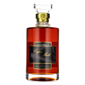 WHISKY SM LANGATUN CIGAR MALT 45,6% 0,5L GB