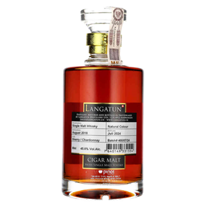 WHISKY SM LANGATUN CIGAR MALT 45,6% 0,5L GB