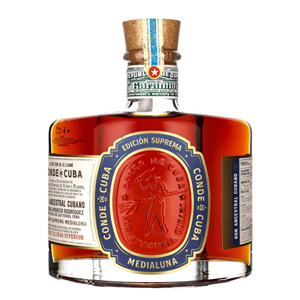 RUM CONDE DE CUBA MEDIA LUNA XO 40% 0,7L
