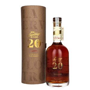 RUM SANTIAGO DE CUBA ANEJO 20Y 40% 0,7L GB