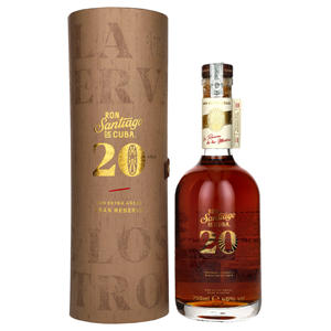 RUM SANTIAGO DE CUBA ANEJO 20Y 40% 0,7L GB
