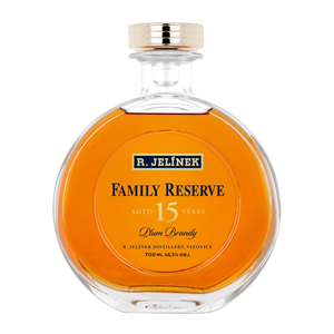 JELINEK PLUM BRANDY FAM. RESERVE 15Y 45,3% 0,7L GB