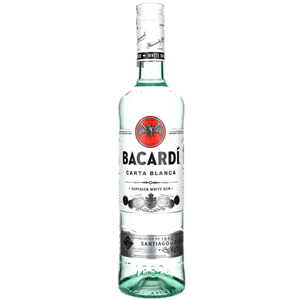 RUM BACARDI CARTA BLANCA 37,5% 0,7L