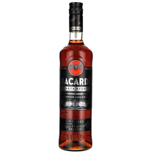 RUM BACARDI CARTA NEGRA 37,5%  0,7L