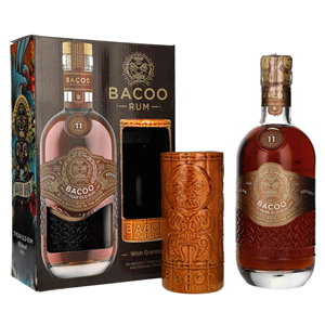 RUM BACOO 11Y 40% 0,7L + TIKIMUG