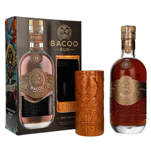 RUM BACOO 11Y 40% 0,7L + TIKIMUG