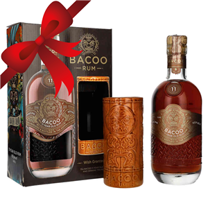 RUM BACOO 11Y 40% 0,7L + TIKIMUG