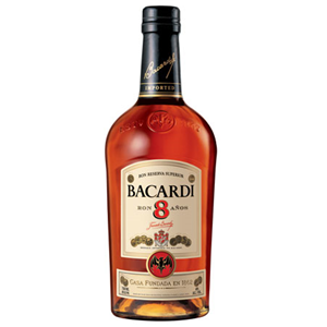 RUM BACARDI RESERVA 8 YO 40% 0,7L