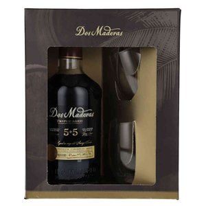 RUM RON DOS MADERAS 5+5 PX 0,7L 40% + 2 SZKLANKI