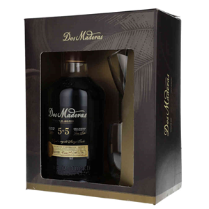 RUM RON DOS MADERAS 5+5 PX 0,7L 40% + 2 SZKLANKI
