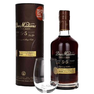 RUM RON DOS MADERAS 5+5 PX GLASS 0,7L 40%