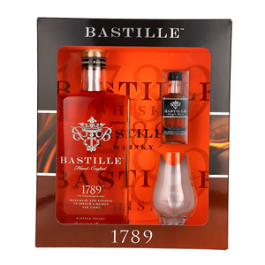 WH. BASTILLE 1789 BLEND 40% 0,7L +SZKLANKA + MINI