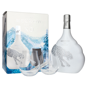 COGNAC MEUKOW ICE PANTHER 40% 0,7L GP + 2KIELISZKI