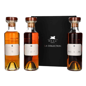 COGNAC DEAU ZESTAW VS-VSOP-NAPOLEON  40% 3X0,2L