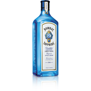GIN BOMBAY SAPPHIRE 40% 0,7L + KIELISZEK