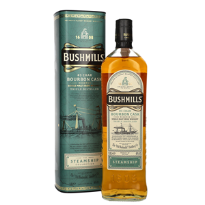 WHISKY SM BUSHMILLS STEAMSHIP BOURBON 40%  1L GB