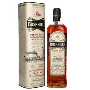 WHISKY SM BUSHMILLS STEAMSHIP SHERRY C. 40%  1L GB