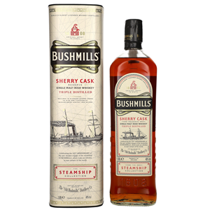 WHISKY SM BUSHMILLS STEAMSHIP SHERRY C. 40%  1L GB
