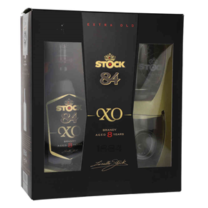 BRANDY STOCK XO 40% 0,7L +2 SZKLANKI