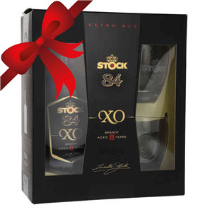 BRANDY STOCK XO 40% 0,7L +2 SZKLANKI