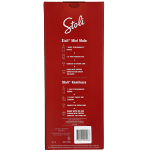 WÓDKA STOLICHNAYA  40%  0,7L 2 KIELISZKI