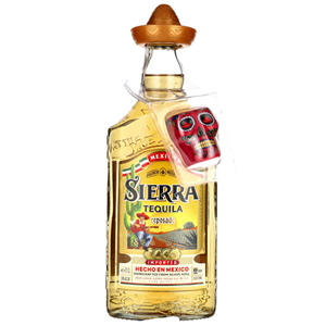 TEQUILA SIERRA REPOSADO 38% 0,7L 0,2 SHOT GLASS