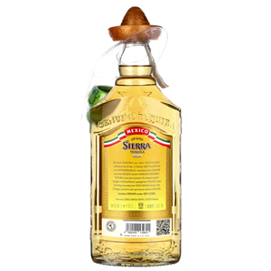 TEQUILA SIERRA REPOSADO 38% 0,7L GLASS MUERTOS