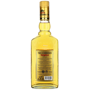 TEQUILA TRES SOMBREROS GOLD 38% 0,7L