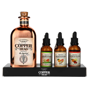 GIN COPPERHEAD BLENDBOX 40% 0,5L + 3*0,05L GP