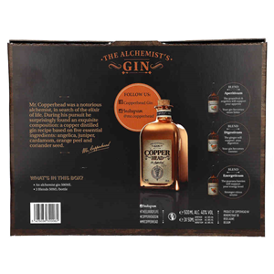 GIN COPPERHEAD BLENDBOX 40% 0,5L + 3*0,05L GP