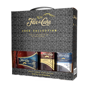RUM FLOR DE CANA SLOW AGED COLLECTION 36% 3x0,375