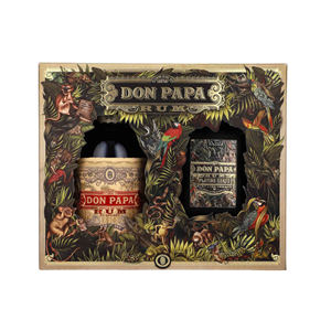 RUM DON PAPA 40%  0,7L + KARTY DO GRY