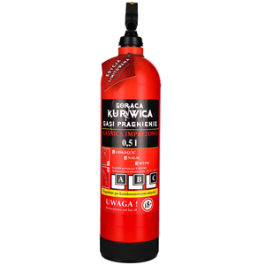 WÓDKA CZORNO KURNWICA RUBIN GAŚNICA 40% 0,5L