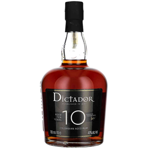 RUM DICTADOR 10YO 40%  0,7L