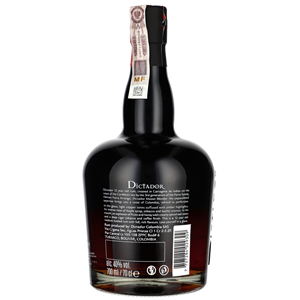 RUM DICTADOR RISERVA 12YO 40% 0,7L
