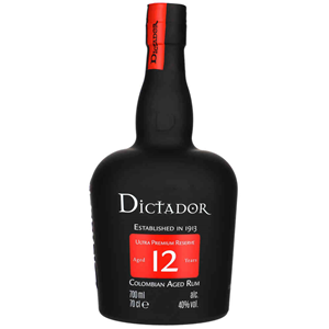 RUM DICTADOR 12YO KARTON +2 SZKLANKI 40% 0,7L