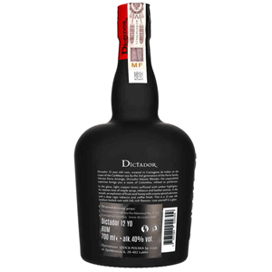 RUM DICTADOR 12YO KARTON +2 SZKLANKI 40% 0,7L