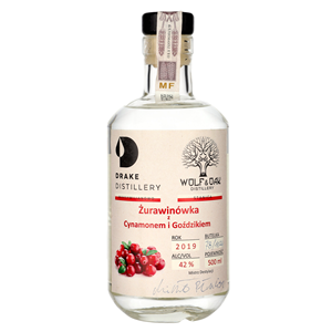 ŻURAWINÓWKA Z CYNAMONEM I GOŹDZIKIEM 42% 0,5l