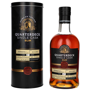 RUM QUARTERDECK BARBBADOS 2005 17Y 50,7% 0,7 TUBA