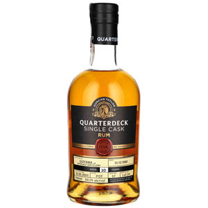 RUM QUARTERDECK GUYANA 1991 30Y 50,2% 0,7 TUBA