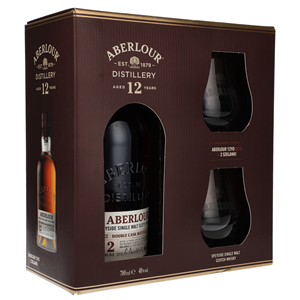 WHISKY SM ABERLOUR 12Y DOUBLE CASK 40% 0,7L +GLASS
