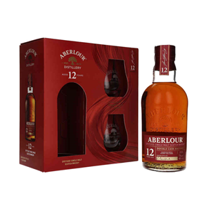 WHISKY SM ABERLOUR 12Y DOUBLE CASK 40% 0,7L +GLASS