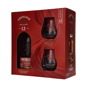 WHISKY SM ABERLOUR 12Y DOUBLE CASK 40% 0,7L +GLASS