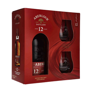 WHISKY SM ABERLOUR 12Y DOUBLE CASK 40% 0,7L +GLASS