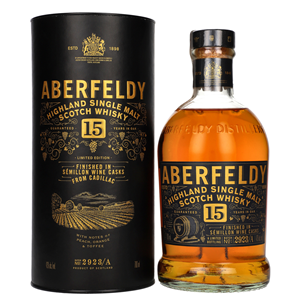 WHISKY SM ABERFELDY 15Y CADILLAC 43%  0,7L GB